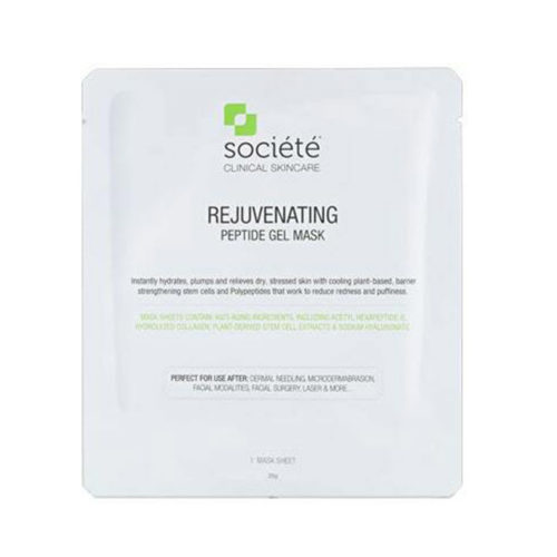 Rejuvenating peptide gel mask